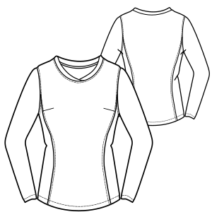 Fashion sewing patterns for LADIES T-Shirts T-Shirt 4690